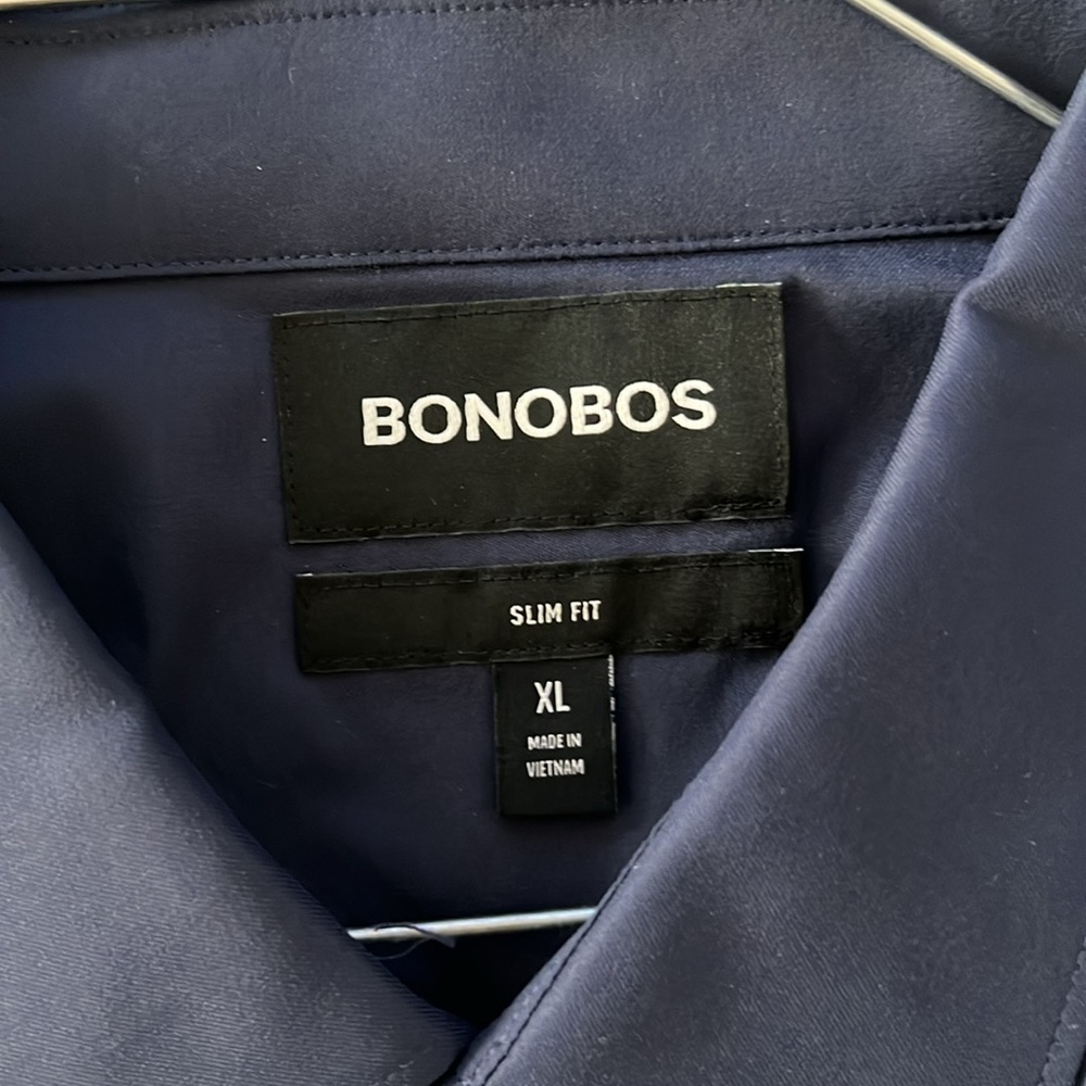 Bonobos Men’s Button Down Slim Fit Shirt - Size XL - Picture 3 of 3